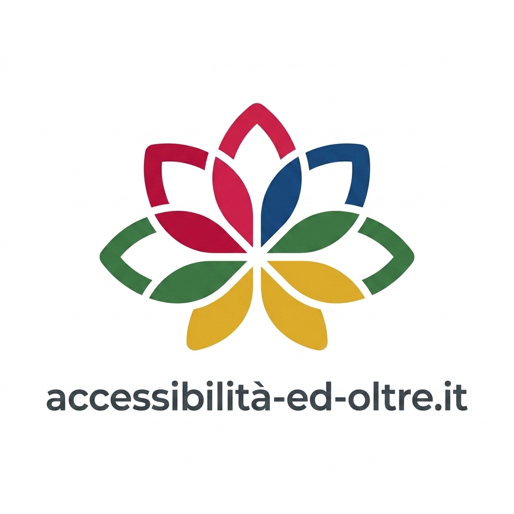 L'immagine rappresenta un fiore con petali di colore diverso (Rosso Rubino, Blu Zaffiro, Verde Smeraldo, Giallo Senape) e rappresenta la forza della diversità!